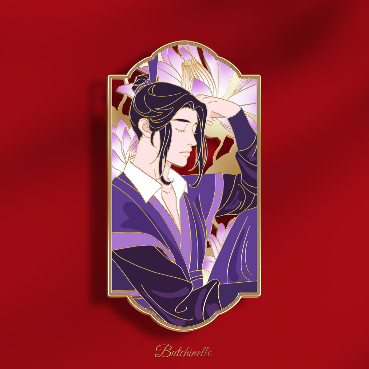 [PREORDER] Jiang Cheng · Garden · enamel pin