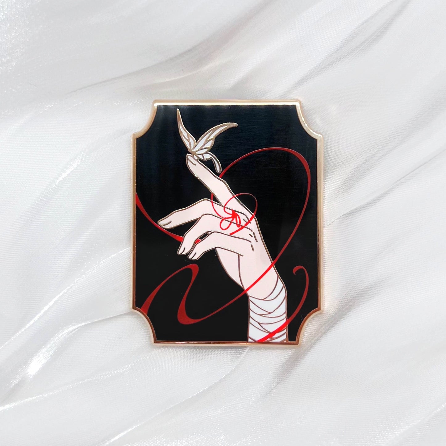 Hand & fate · enamel pin